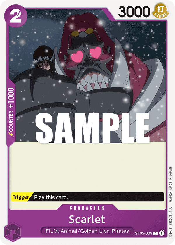 Scarlet One Piece Film Edition Starter Deck - ST-05 One Piece Card Scarlet One Piece Film Edition Starter Deck - ST-05 One Piece Card