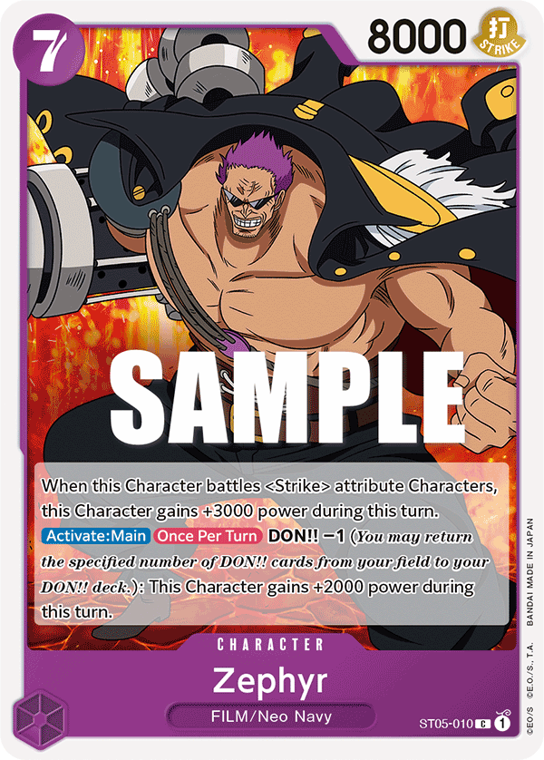 Zephyr One Piece Film Edition Starter Deck - ST-05 One Piece Card Zephyr One Piece Film Edition Starter Deck - ST-05 One Piece Card
