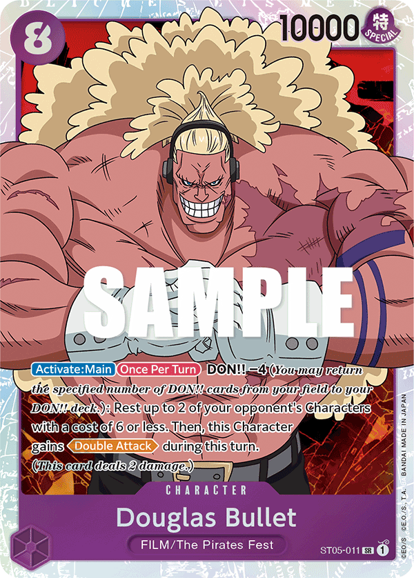 Douglas Bullet One Piece Film Edition Starter Deck - ST-05 One Piece Card Douglas Bullet One Piece Film Edition Starter Deck - ST-05 One Piece Card