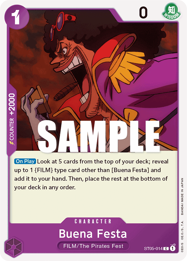 Buena Festa One Piece Film Edition Starter Deck - ST-05 One Piece Card Buena Festa One Piece Film Edition Starter Deck - ST-05 One Piece Card