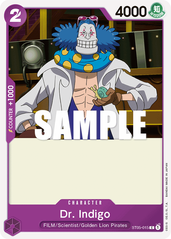 Dr. Indigo One Piece Film Edition Starter Deck - ST-05 One Piece Card Dr. Indigo One Piece Film Edition Starter Deck - ST-05 One Piece Card