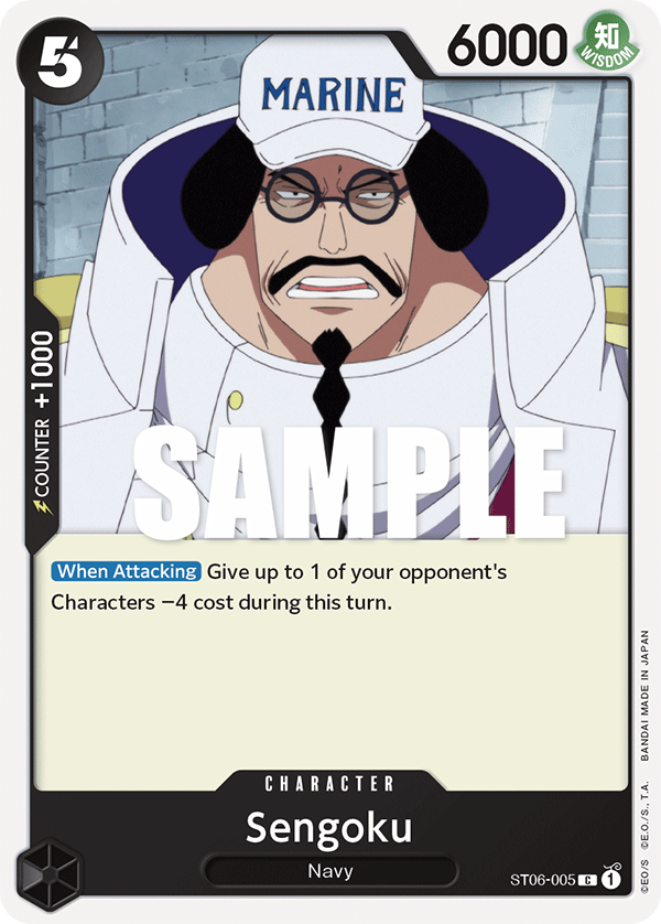 Sengoku Absolute Justice Starter Deck - ST-06 One Piece Card Sengoku Absolute Justice Starter Deck - ST-06 One Piece Card