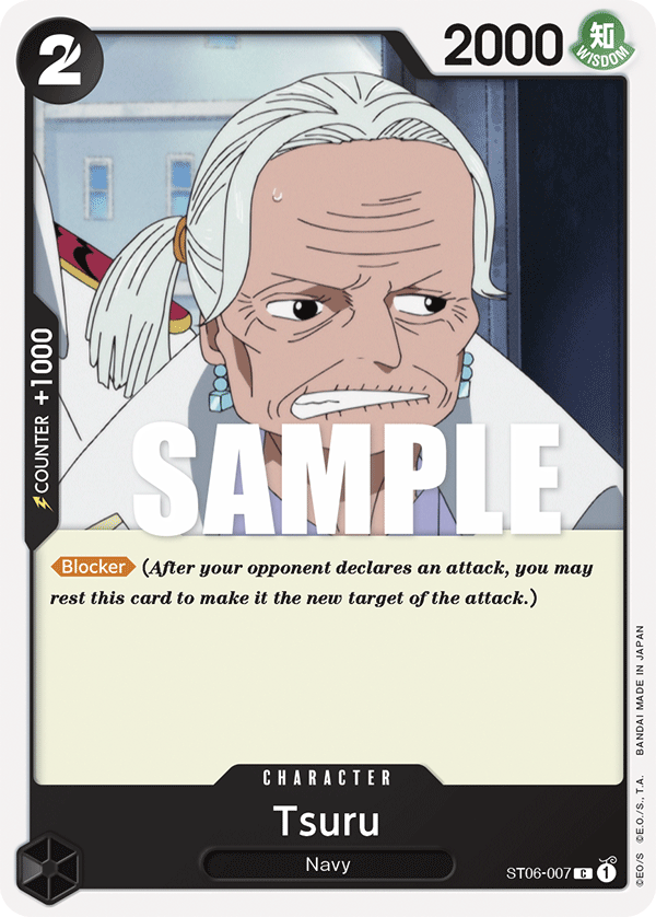 Tsuru Absolute Justice Starter Deck - ST-06 One Piece Card Tsuru Absolute Justice Starter Deck - ST-06 One Piece Card
