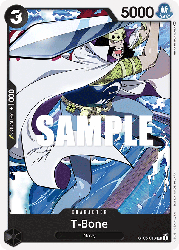 T-Bone Absolute Justice Starter Deck - ST-06 One Piece Card T-Bone Absolute Justice Starter Deck - ST-06 One Piece Card