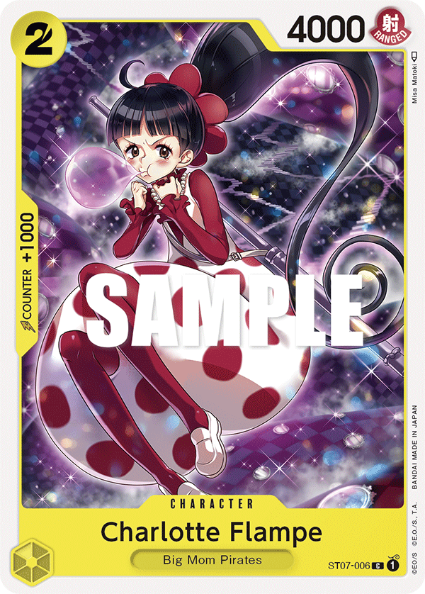 Charlotte Flampe Big Mom Pirates Starter Deck - ST-07 One Piece Card Charlotte Flampe Big Mom Pirates Starter Deck - ST-07 One Piece Card