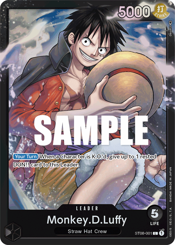 Monkey.D.Luffy Monkey D.Luffy Starter Deck - ST-08 One Piece Card Monkey.D.Luffy Monkey D.Luffy Starter Deck - ST-08 One Piece Card