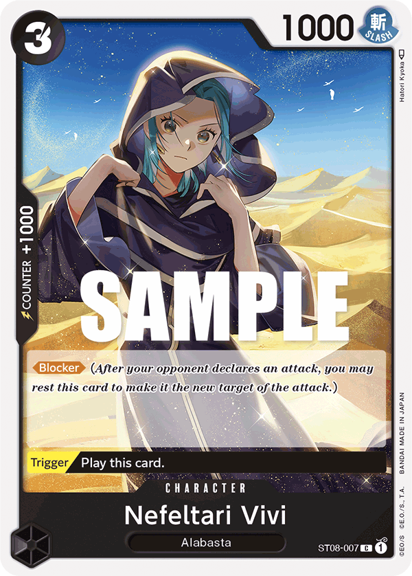 Nefeltari Vivi Monkey D.Luffy Starter Deck - ST-08 One Piece Card Nefeltari Vivi Monkey D.Luffy Starter Deck - ST-08 One Piece Card
