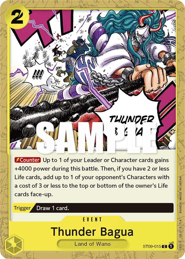 Thunder Bagua Yamato Starter Deck - ST-09 One Piece Card Thunder Bagua Yamato Starter Deck - ST-09 One Piece Card