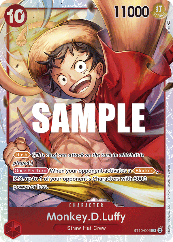 Monkey.D.Luffy The Three Captains Ultra Deck - ST-10 One Piece Card Monkey.D.Luffy The Three Captains Ultra Deck - ST-10 One Piece Card