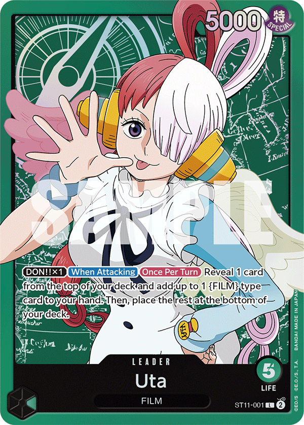 Uta Uta Starter Deck - ST-11 One Piece Card Uta Uta Starter Deck - ST-11 One Piece Card