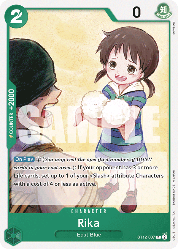 Rika Zoro and Sanji Starter Deck - ST-12 One Piece Card Rika Zoro and Sanji Starter Deck - ST-12 One Piece Card