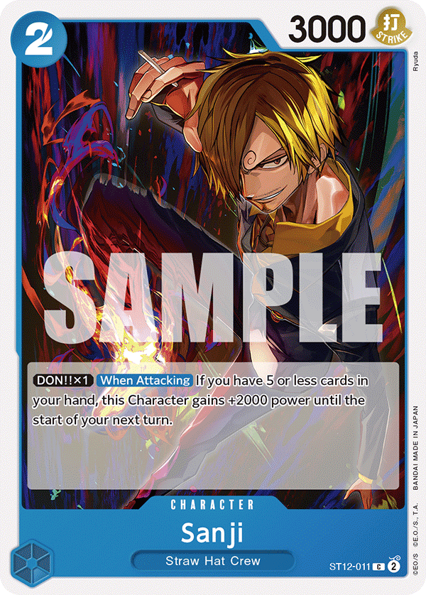 Sanji Zoro and Sanji Starter Deck - ST-12 One Piece Card Sanji Zoro and Sanji Starter Deck - ST-12 One Piece Card