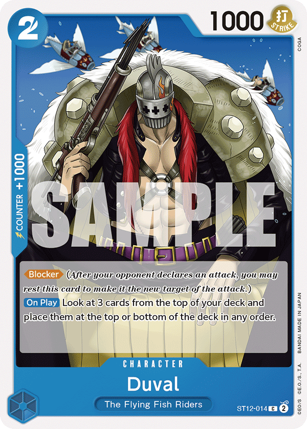 Duval Zoro and Sanji Starter Deck - ST-12 One Piece Card Duval Zoro and Sanji Starter Deck - ST-12 One Piece Card