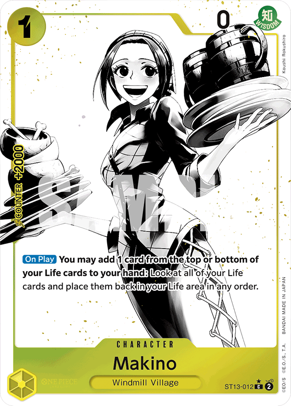Makino The Three Brothers Ultra Deck - ST-13 One Piece Card Makino The Three Brothers Ultra Deck - ST-13 One Piece Card