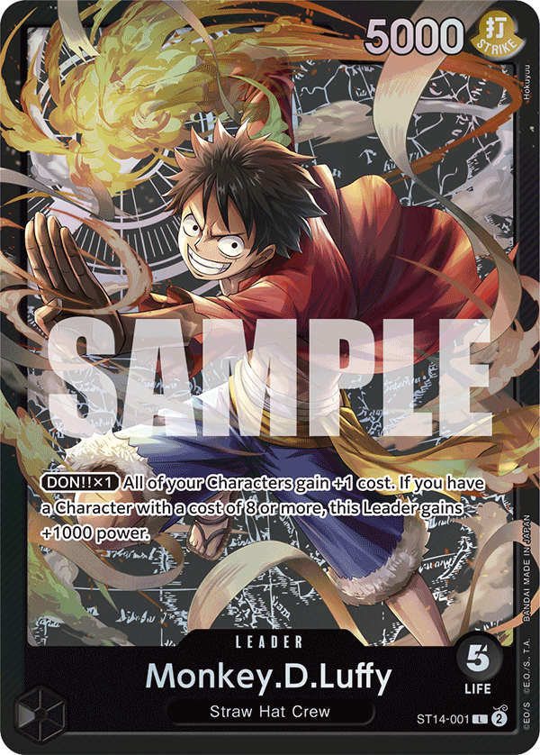 Monkey.D.Luffy 3D2Y Starter Deck - ST-14 One Piece Card Monkey.D.Luffy 3D2Y Starter Deck - ST-14 One Piece Card