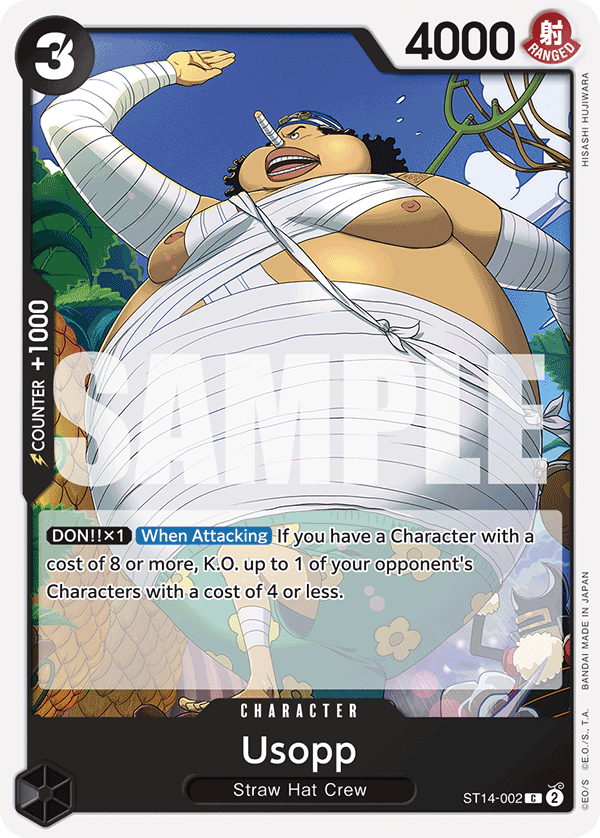 Usopp 3D2Y Starter Deck - ST-14 One Piece Card Usopp 3D2Y Starter Deck - ST-14 One Piece Card