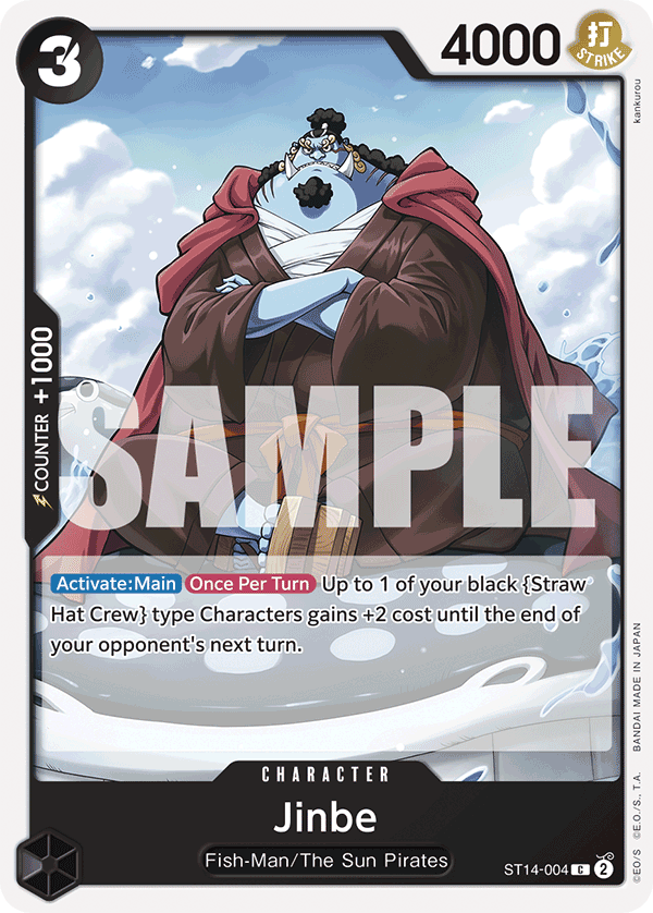 Jinbe 3D2Y Starter Deck - ST-14 One Piece Card Jinbe 3D2Y Starter Deck - ST-14 One Piece Card