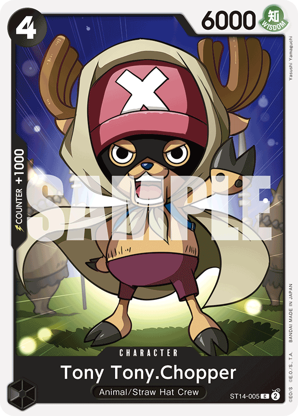 Tony Tony.Chopper 3D2Y Starter Deck - ST-14 One Piece Card Tony Tony.Chopper 3D2Y Starter Deck - ST-14 One Piece Card