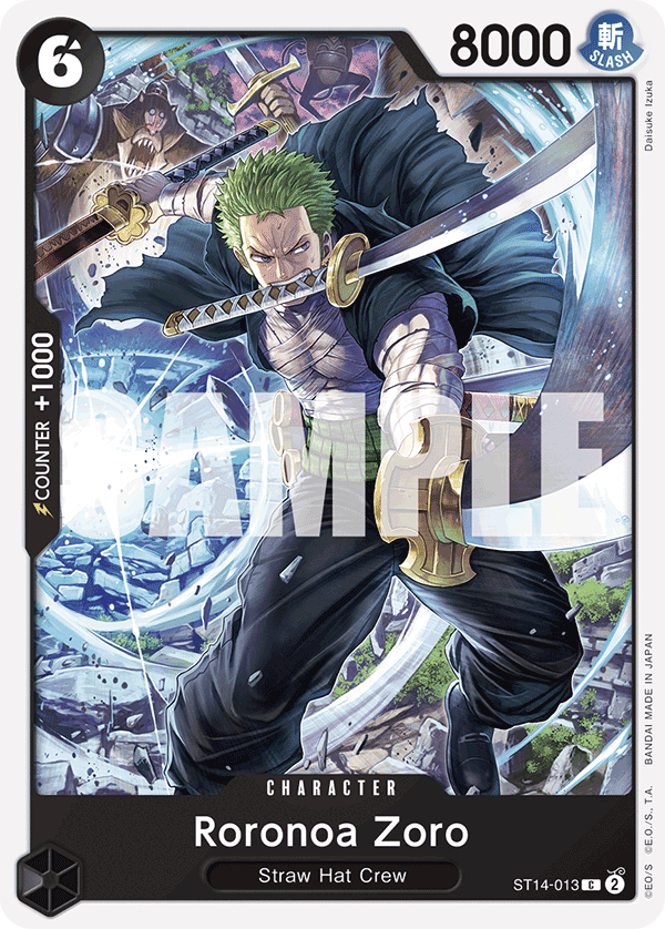 Roronoa Zoro 3D2Y Starter Deck - ST-14 One Piece Card Roronoa Zoro 3D2Y Starter Deck - ST-14 One Piece Card