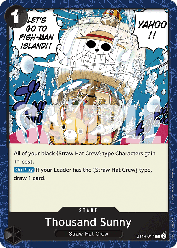 Thousand Sunny 3D2Y Starter Deck - ST-14 One Piece Card Thousand Sunny 3D2Y Starter Deck - ST-14 One Piece Card