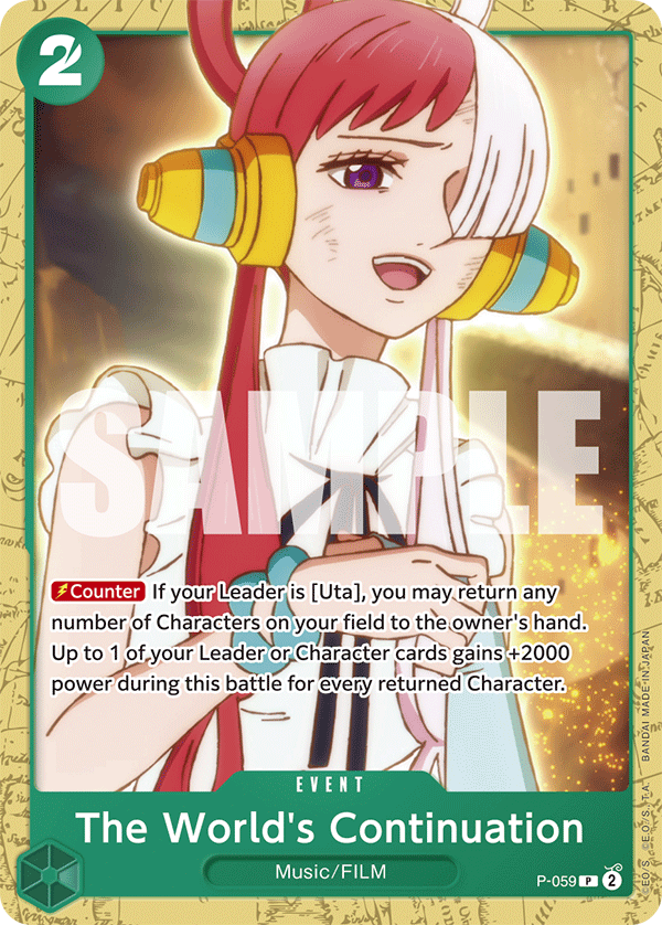 The World's Continuation Green Uta Starter Deck - ST-16 One Piece Card The World's Continuation Green Uta Starter Deck - ST-16 One Piece Card