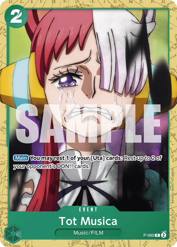 Tot Musica Green Uta Starter Deck - ST-16 One Piece Card Tot Musica Green Uta Starter Deck - ST-16 One Piece Card