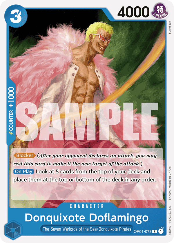 Donquixote Doflamingo Blue Donquixote Doflamingo Starter Deck - ST-17 One Piece Card Donquixote Doflamingo Blue Donquixote Doflamingo Starter Deck - ST-17 One Piece Card