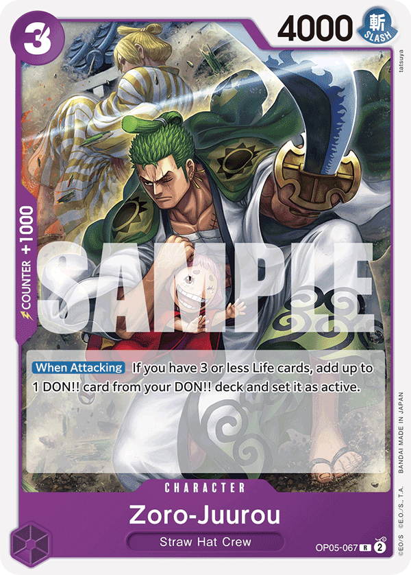 Zoro-Juurou Purple Monkey D.Luffy Starter Deck - ST-18 One Piece Card Zoro-Juurou Purple Monkey D.Luffy Starter Deck - ST-18 One Piece Card