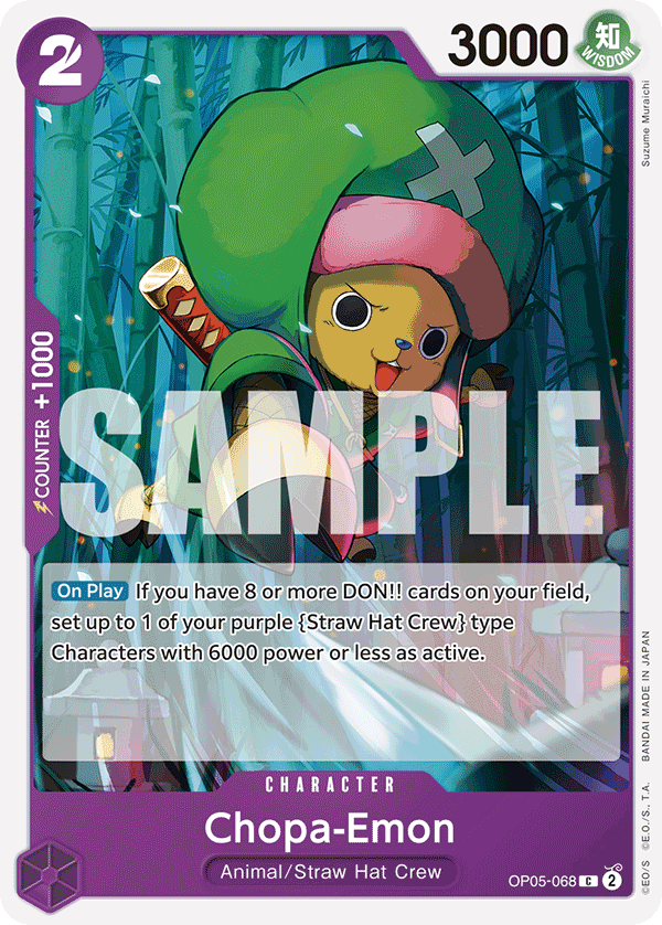 Chopa-Emon Purple Monkey D.Luffy Starter Deck - ST-18 One Piece Card Chopa-Emon Purple Monkey D.Luffy Starter Deck - ST-18 One Piece Card