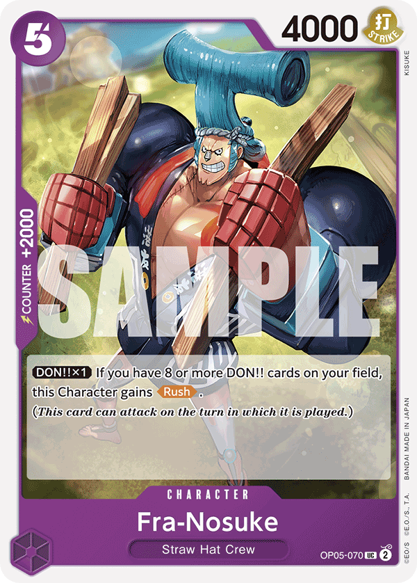 Fra-Nosuke Purple Monkey D.Luffy Starter Deck - ST-18 One Piece Card Fra-Nosuke Purple Monkey D.Luffy Starter Deck - ST-18 One Piece Card