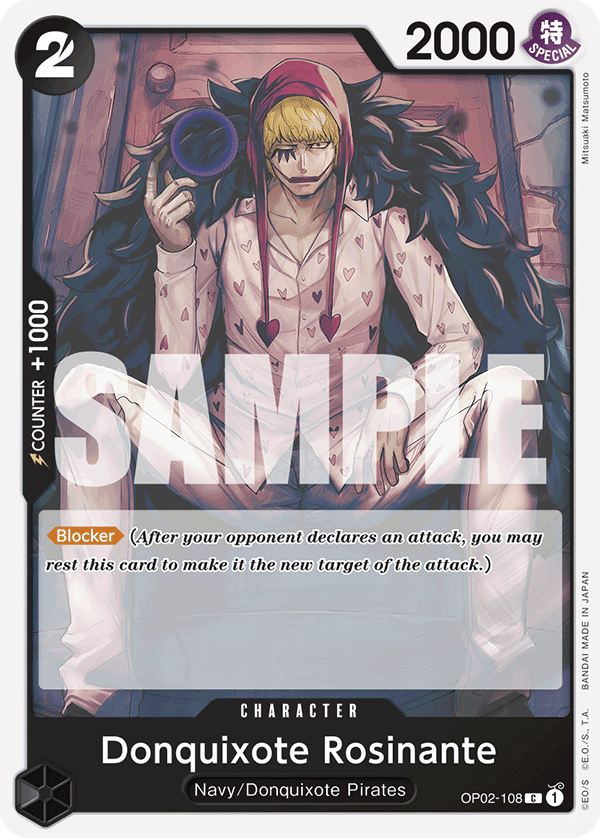 Donquixote Rosinante Black Smoker Starter Deck - ST-19 One Piece Card Donquixote Rosinante Black Smoker Starter Deck - ST-19 One Piece Card