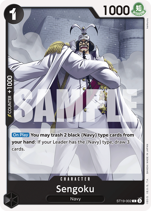 Sengoku Black Smoker Starter Deck - ST-19 One Piece Card Sengoku Black Smoker Starter Deck - ST-19 One Piece Card