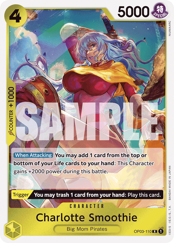 Charlotte Smoothie Yellow Charlotte Katakuri Starter Deck - ST-20 One Piece Card Charlotte Smoothie Yellow Charlotte Katakuri Starter Deck - ST-20 One Piece Card