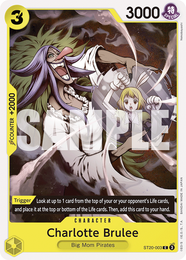 Charlotte Brulee Yellow Charlotte Katakuri Starter Deck - ST-20 One Piece Card Charlotte Brulee Yellow Charlotte Katakuri Starter Deck - ST-20 One Piece Card