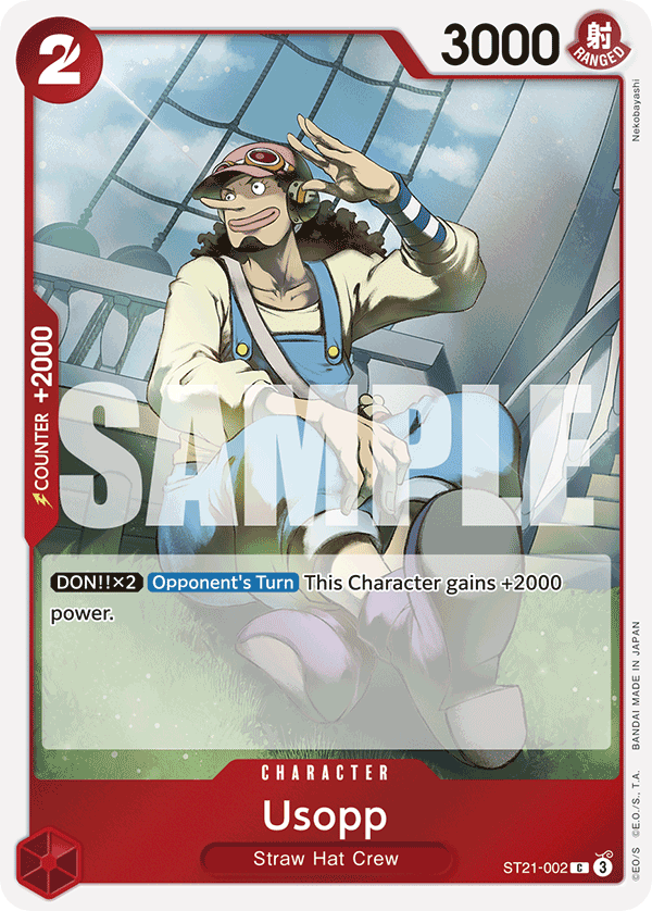 Usopp EX Gear 5 Starter Deck - ST-21 One Piece Card Usopp EX Gear 5 Starter Deck - ST-21 One Piece Card