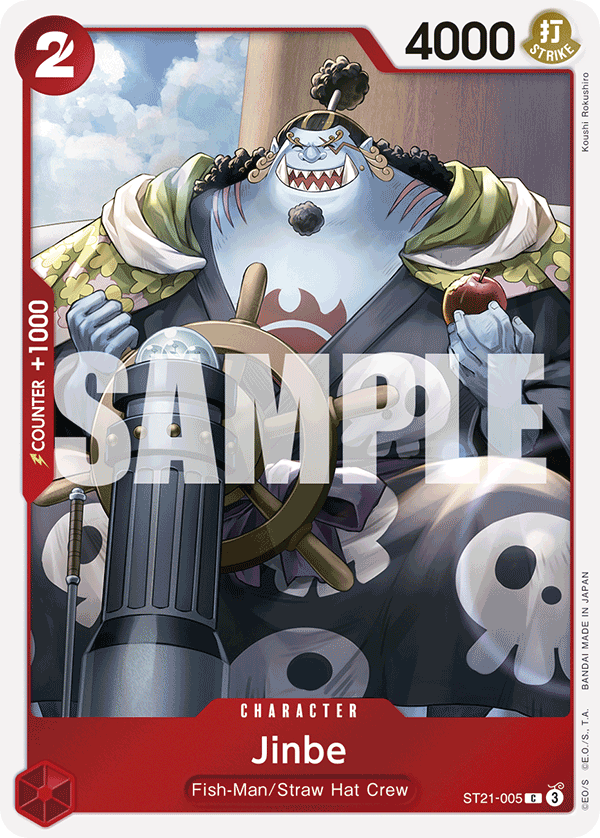 Jinbe EX Gear 5 Starter Deck - ST-21 One Piece Card Jinbe EX Gear 5 Starter Deck - ST-21 One Piece Card