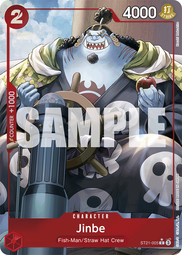 Jinbe EX Gear 5 Starter Deck - ST-21 One Piece Card Jinbe EX Gear 5 Starter Deck - ST-21 One Piece Card