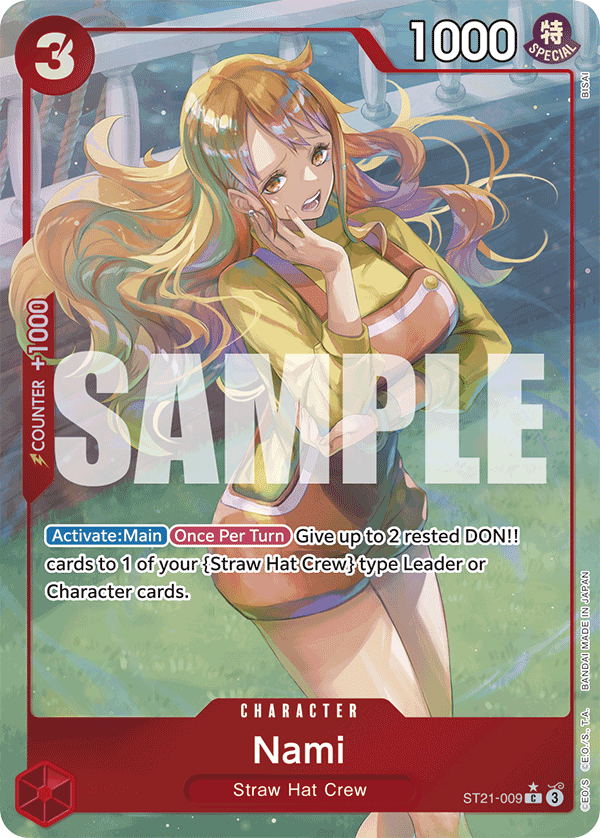 Nami EX Gear 5 Starter Deck - ST-21 One Piece Card Nami EX Gear 5 Starter Deck - ST-21 One Piece Card