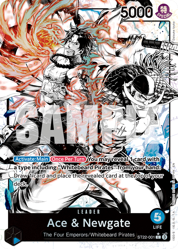 Ace & Newgate Ace and Newgate Starter Deck - ST-22 One Piece Card Ace & Newgate Ace and Newgate Starter Deck - ST-22 One Piece Card