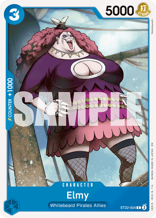 Elmy Ace and Newgate Starter Deck - ST-22 One Piece Card Elmy Ace and Newgate Starter Deck - ST-22 One Piece Card