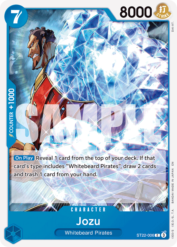Jozu Ace and Newgate Starter Deck - ST-22 One Piece Card Jozu Ace and Newgate Starter Deck - ST-22 One Piece Card