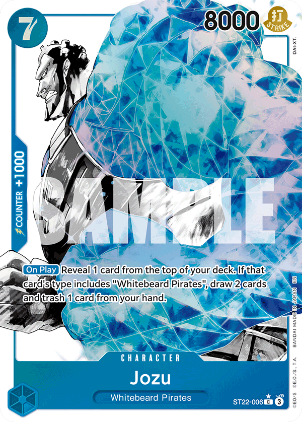Jozu Ace and Newgate Starter Deck - ST-22 One Piece Card Jozu Ace and Newgate Starter Deck - ST-22 One Piece Card