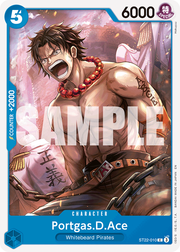 Portgas.D.Ace Ace and Newgate Starter Deck - ST-22 One Piece Card Portgas.D.Ace Ace and Newgate Starter Deck - ST-22 One Piece Card