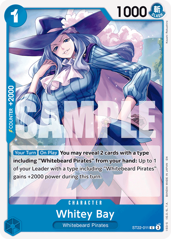 Whitey Bay Ace and Newgate Starter Deck - ST-22 One Piece Card Whitey Bay Ace and Newgate Starter Deck - ST-22 One Piece Card