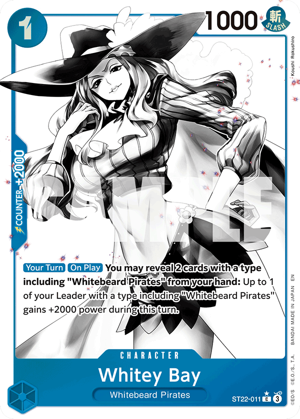 Whitey Bay Ace and Newgate Starter Deck - ST-22 One Piece Card Whitey Bay Ace and Newgate Starter Deck - ST-22 One Piece Card