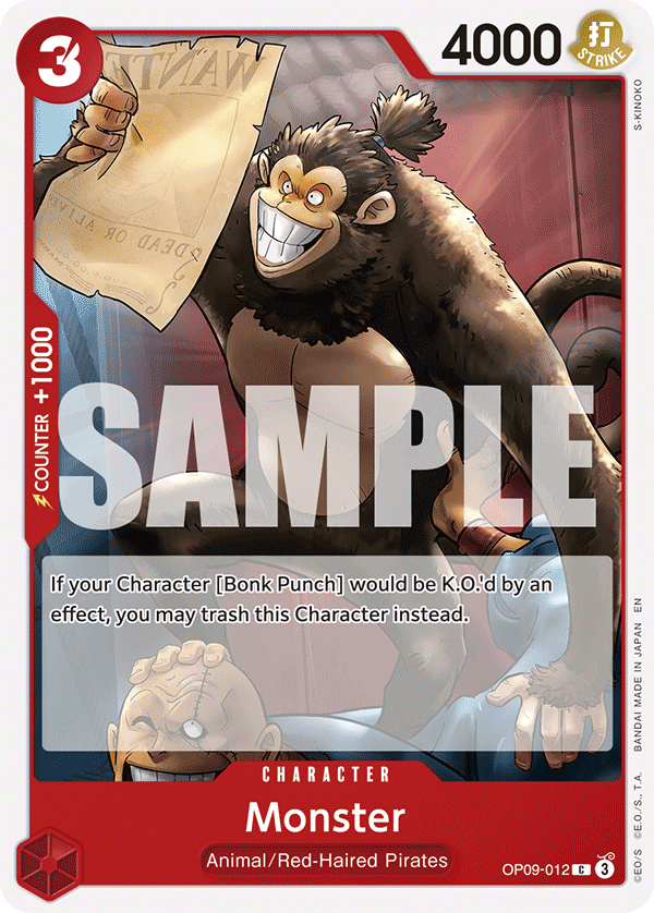 Monster Red Shanks Starter Deck - ST-23 One Piece Card Monster Red Shanks Starter Deck - ST-23 One Piece Card