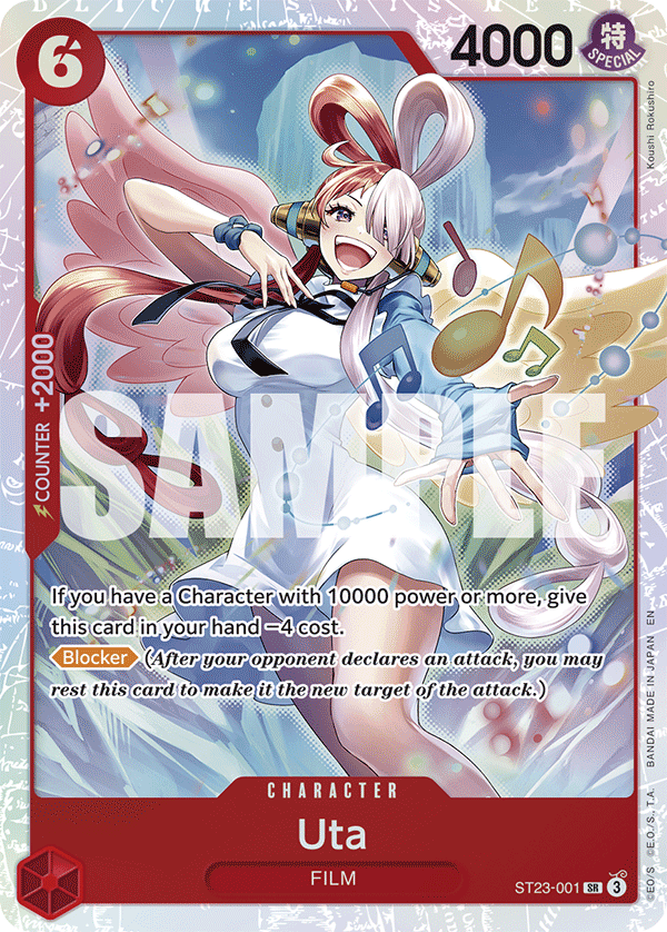 Uta Red Shanks Starter Deck - ST-23 One Piece Card Uta Red Shanks Starter Deck - ST-23 One Piece Card