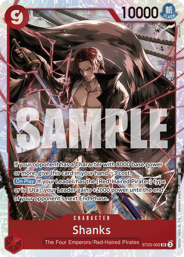 Shanks Red Shanks Starter Deck - ST-23 One Piece Card Shanks Red Shanks Starter Deck - ST-23 One Piece Card