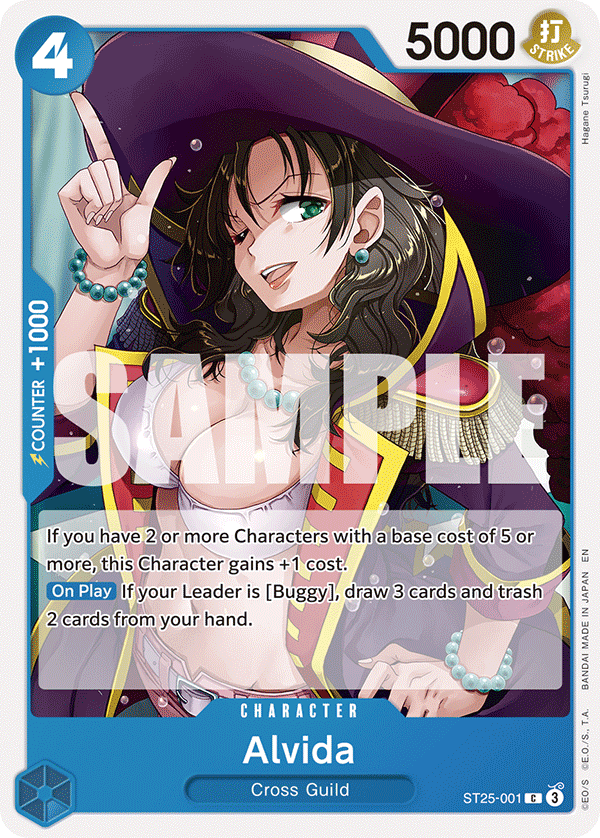 Alvida Blue Buggy Starter Deck - ST-25 One Piece Card Alvida Blue Buggy Starter Deck - ST-25 One Piece Card