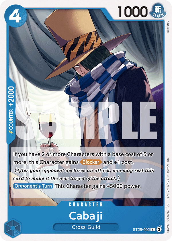 Cabaji Blue Buggy Starter Deck - ST-25 One Piece Card Cabaji Blue Buggy Starter Deck - ST-25 One Piece Card